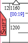 shift{^